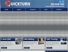 Tablet Screenshot of cncmachiningperth.com